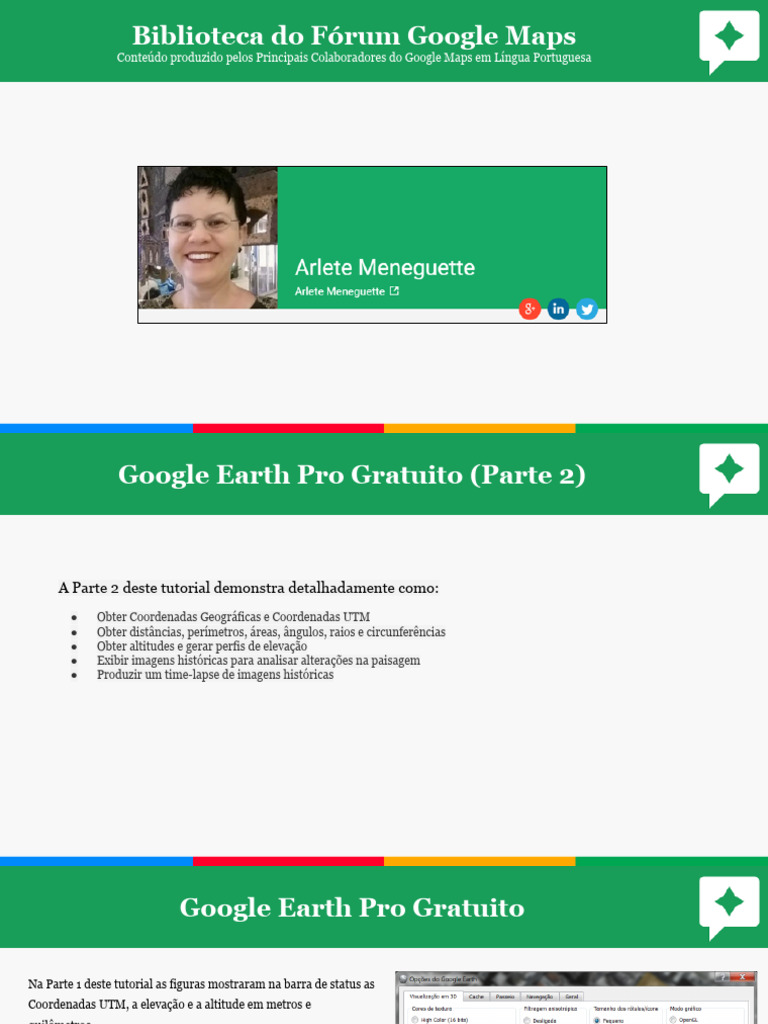 Google Earth Pro Gratuito Parte 2 Pdf Círculo Medição