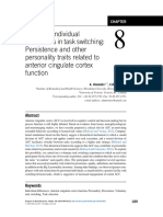 Exploring Individual Differences in Task Switching: Persistence and Other Personality Traits Related To Anterior Cingulate Cortex Function