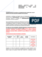 Modelo Carta Sunat - Neutralización