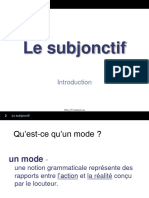 1 Le Subjonctif Intro - Pdf. (REALISE PAR MOSTAFA)