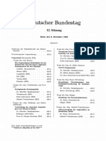 Eutscher Bundestag: 12. Sitzung