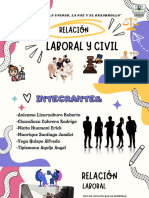 Relacion Laboral y Civil