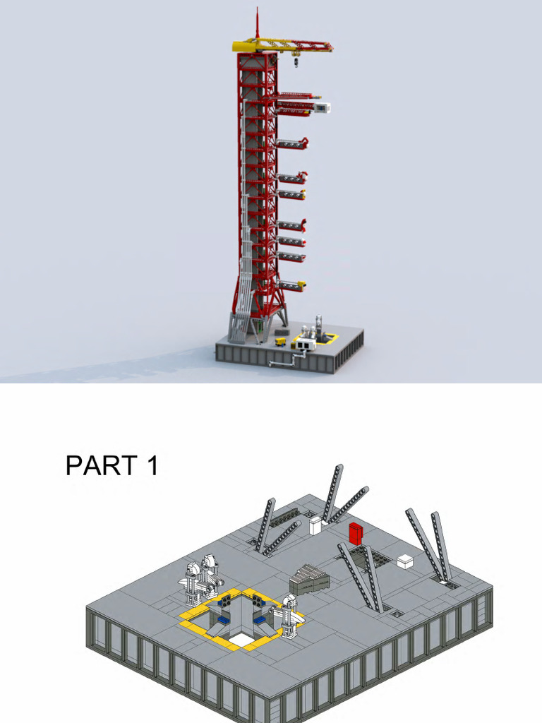 NASA Saturn-V Launch Umbilical Tower-Instructions - C265 | PDF