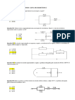 Lista 02 de Exercícios - ELETRICIDADE e MAGNETISMO - 2023-2 Resolvido