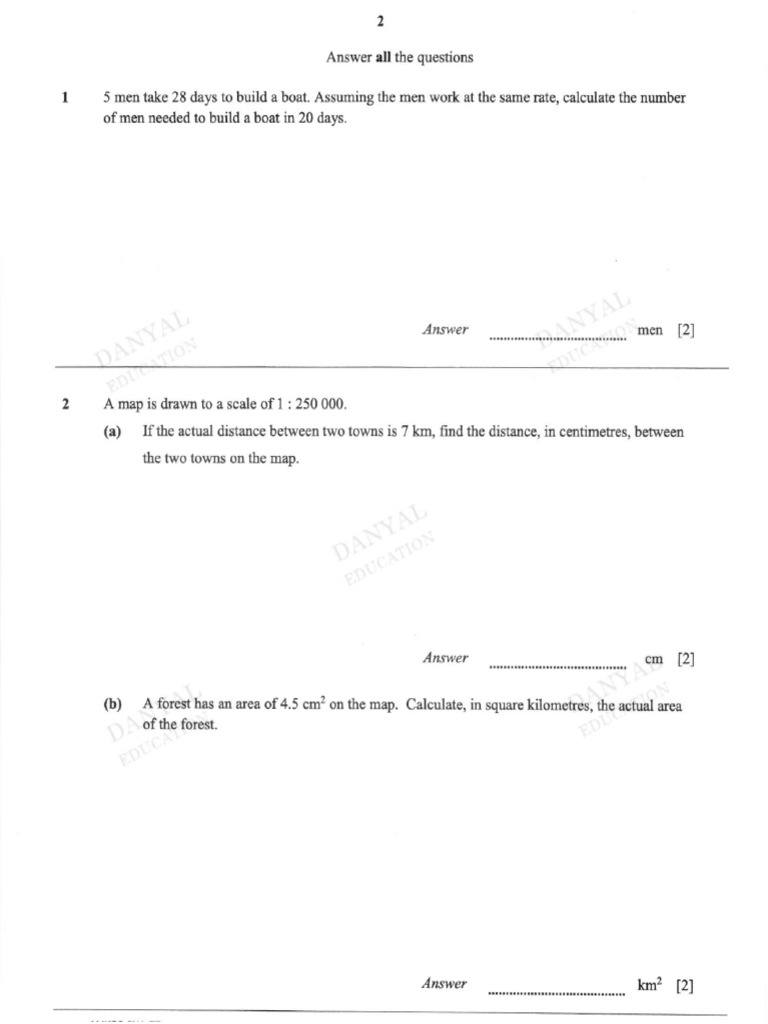 Sec 2 Math N (A) - Ang Mo Kio Secondary Mid Year 2018 - Study Notes, Tips, Worksheets, Exam ...