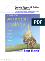 Campbell Essential Biology 6th Edition Simon Test Bank