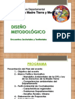 Madre Tierra y Medio Ambiente, Metodología para Recoger Propuestas de Estatuto de Cochabamba