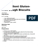4 Ingredient GF Biscuits