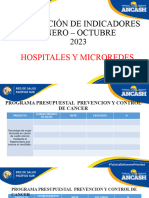 INDICADORES - 2023 Microredes y Hospitales