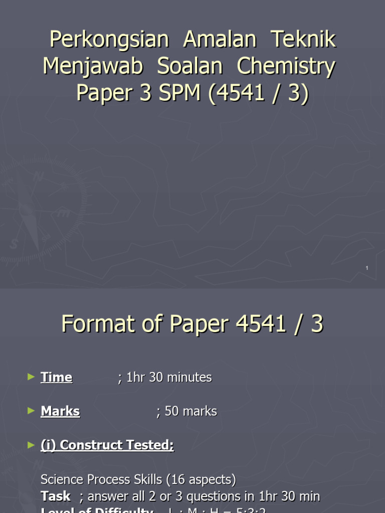 SPM Chemistry Paper 3 Answering Guide | PDF | Salt (Chemistry ...