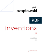 Czaplowski - Inventions I-III (2023)