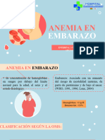 Anemia en Embarazo - OBSTETRICIA