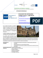 Factsheet - Universite Libre de Bruxelles