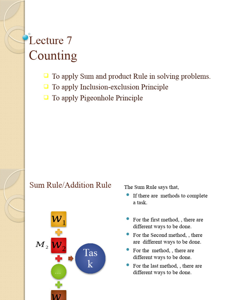 Lecture 7 Countings | PDF