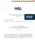 Loi Et Connaissance Chez Ma Imonide: Manon Hery