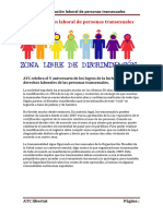 Discriminación Laboral de Personas Transexuales