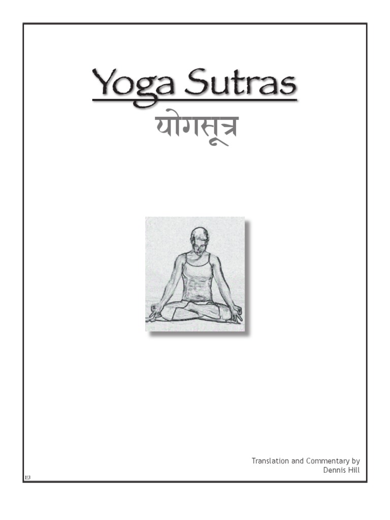 Patanjali Yoga Sutra | PDF | Yoga Sutras Of Patanjali | Yoga