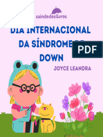 Dia Internacional Da Síndrome de Down: Joyce Leandra