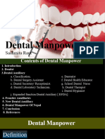 Dental Manpower