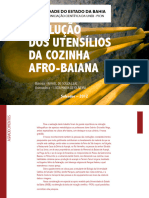 Utensilhos de Cozinha Da Cultura Afro-Baiana