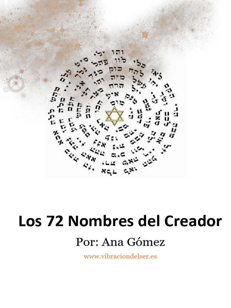 72 Nombres Sagrados del Creador | PDF | Amor | Mente
