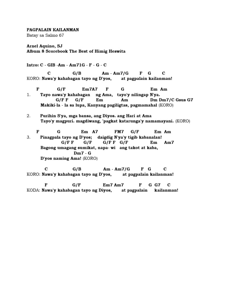 Pagpalain kailanman pdf
