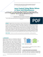 Primary Frequency Control Using Motor Drives For Short Term Grid Disturbances