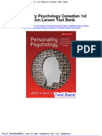 Personality Psychology Canadian 1st Edition Larsen Test Bank