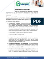 Documento Procedimientos Multiples