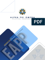 Comprehensive Guide To The Enhanced Alpha Phi Omega Pledge Program