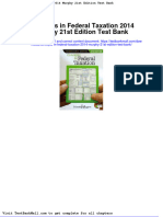 Concepts in Federal Taxation 2014 Murphy 21st Edition Test Bank