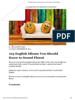 103 English Idioms You Should Know To Sound Fluent - FluentU English