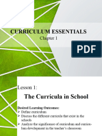 Curriculum