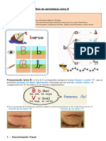 Guia de Aprendizaje Letra B