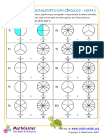 Equivalent Fractions With Circles 1 Questions