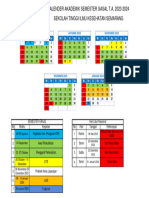 Kalender Akademik Gasal 20232024