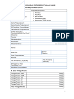 Borang Pengisian Data Umum 2023