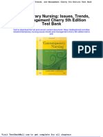 Contemporary Nursing Issues Trends and Management Cherry 5th Edition Test Bank
