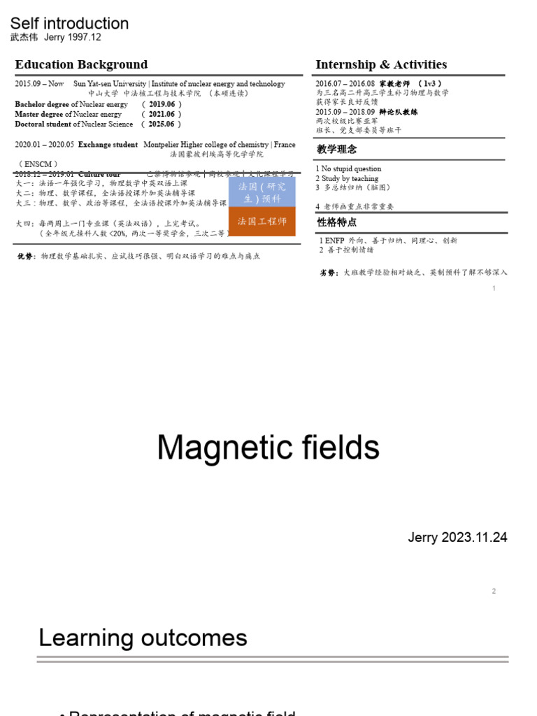 Nuclear Science Student Profile | PDF | Physics | Titles