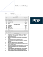 Jobsheet Chocolate Pie