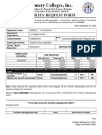 Facility Request Form