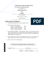 Pcgphs j3 2023 Uec Trial - Paper 2