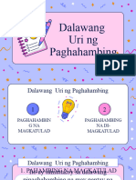 Aralin 2 - Uri NG Paghahambing