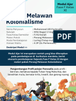 MODUL AJAR SEJARAH Perang Bmelawan Kolonialisme