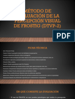 Método de Evaluación de La Percepción Visual de FROSTIG