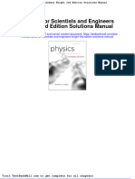 Physics For Scientists and Engineers Knight 3rd Edition Solutions Manual