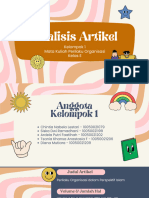 Analisis Artikel PO - Kelompok 1 - E