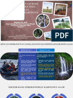 Bahan Presentasi Geopark, Baso, 21 September 2023
