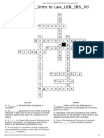 AK - Class Test - Intro To Law - Crossword Labs