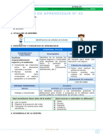 Sesiones de Aprendizaje - EDA VII Semana 1 - 3GS